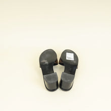 Louis Vuitton Monogram Black Lockit Mules 40