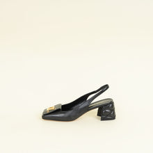 Louis Vuitton Black Shake Slingback Pumps 40