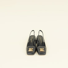 Louis Vuitton Black Shake Slingback Pumps 40