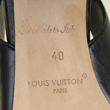 Louis Vuitton Black Shake Slingback Pumps 40