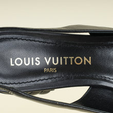 Louis Vuitton Black Shake Slingback Pumps 40