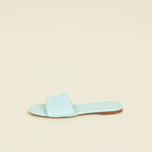 Louis Vuitton Aqua Monogram Embossed Revival Flat Mules 40