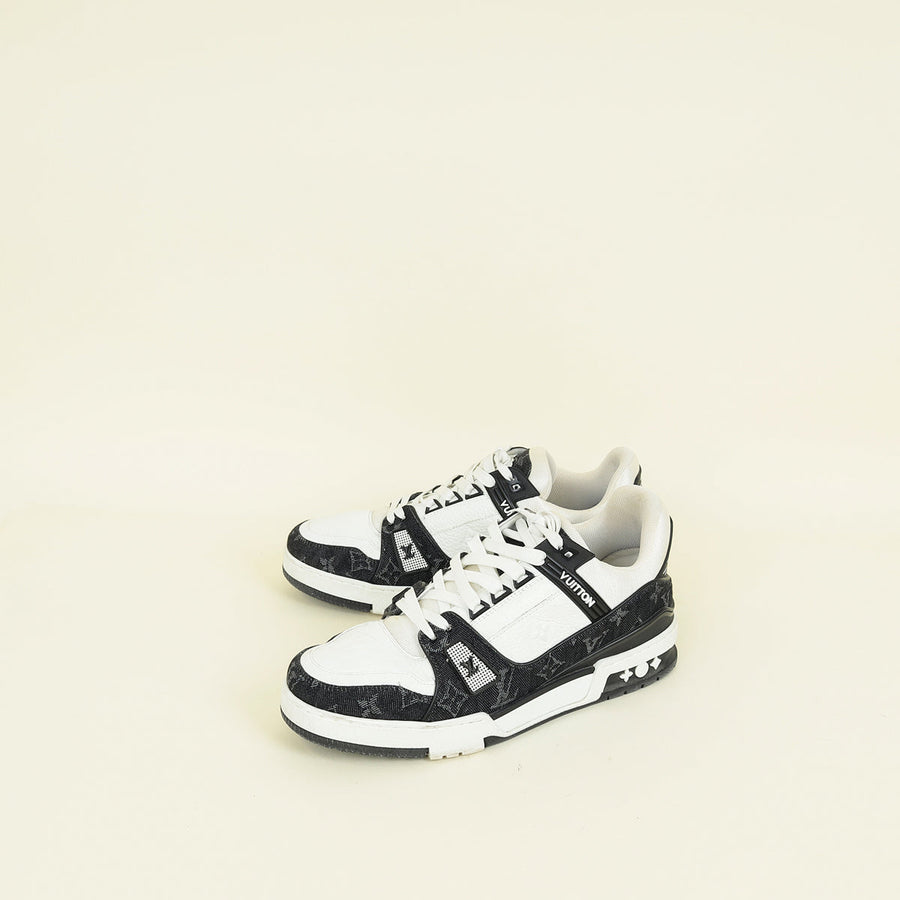 Louis Vuitton Denim Monogram Trainer Sneaker 7