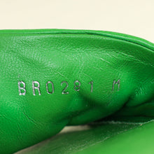 Louis Vuitton Green Monogram Embossed Revival Flat Mules 36