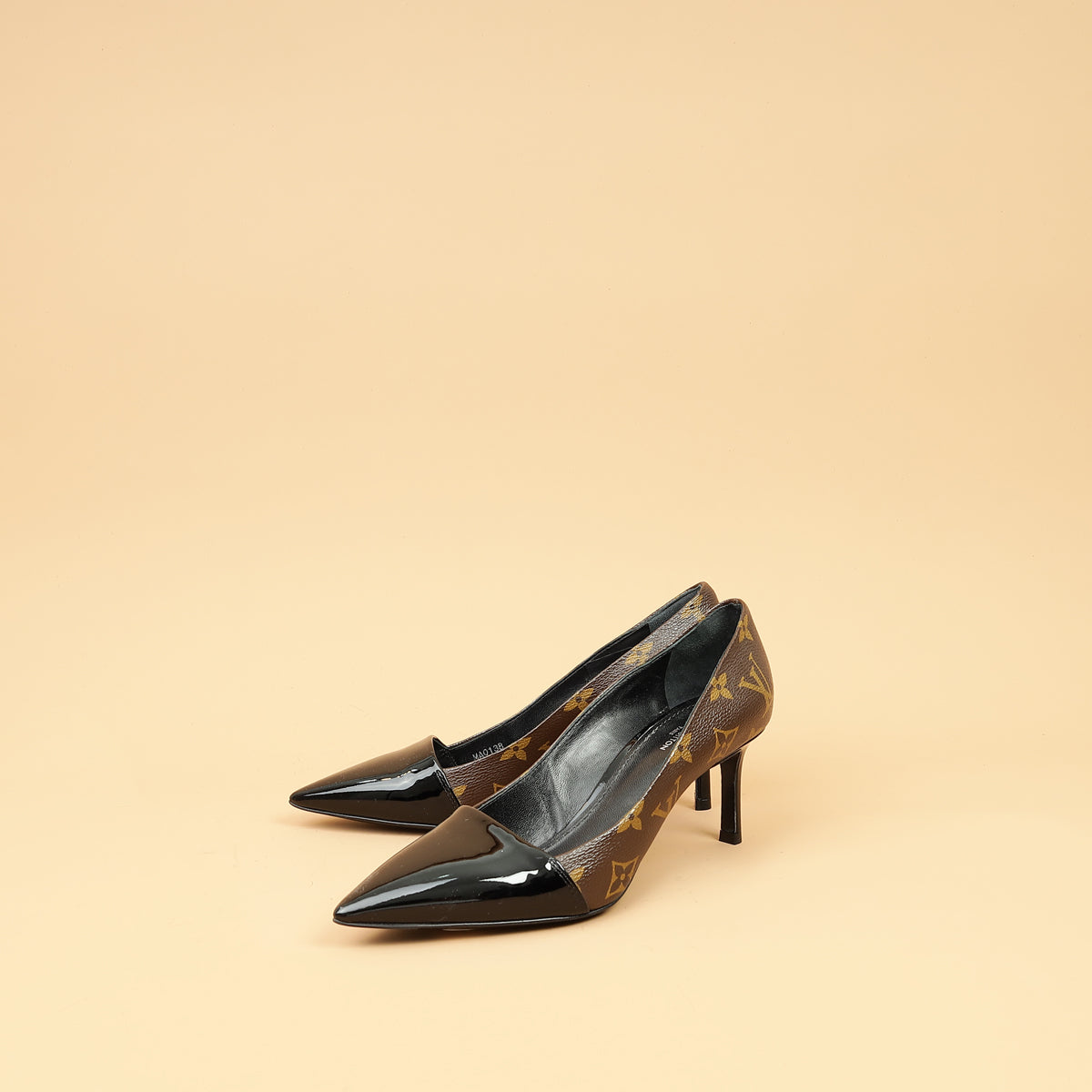 Louis Vuitton Bicolor Vernis Monogram Fetish Pumps 37