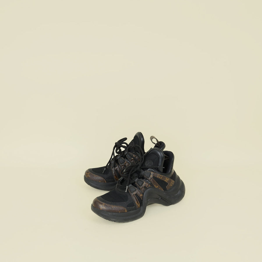 Louis Vuitton Monogram Black Archlight Sneaker 37