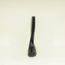 Louis Vuitton Black Monogram Rubber Splash Rain Boots 37