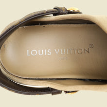 Louis Vuitton Beige Monogram Aspen Platform Clog Mules 37