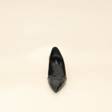 Louis Vuitton Monogram Black Pointed Toe Pumps 37