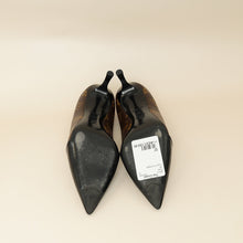 Louis Vuitton Monogram Black Pointed Toe Pumps 37
