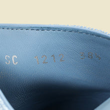Louis Vuitton Blue Monogram Silhouette Mules 38.5