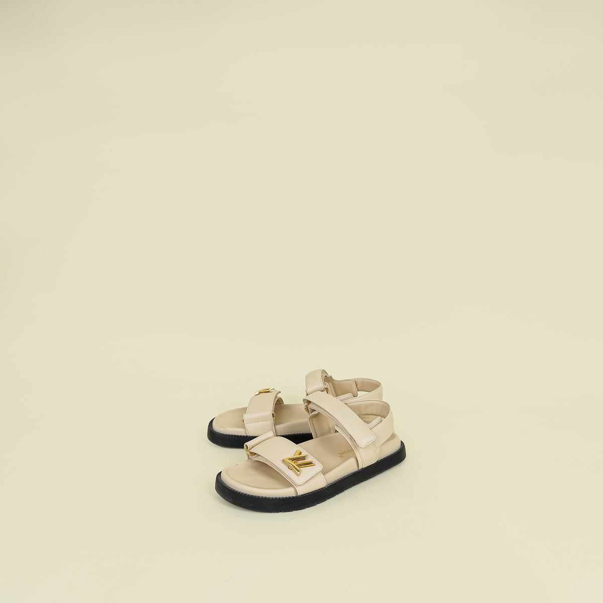 Louis Vuitton Beige Sunset Flat Comfort Sandal 38