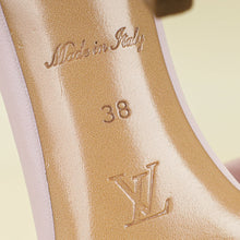 Louis Vuitton Light Pink Monogram Embossed Revival Mules 38