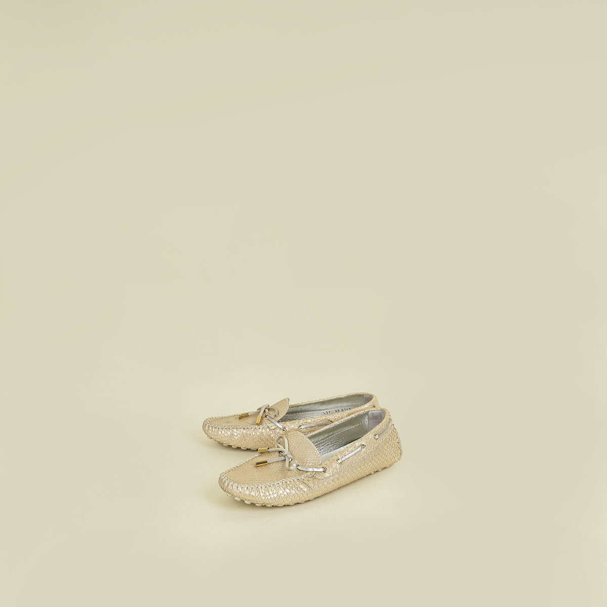 Louis Vuitton Metallic Bicolor Python Gloria Loafers 39