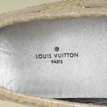 Louis Vuitton Metallic Bicolor Python Gloria Loafers 39