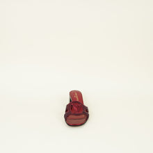 Louis Vuitton Metallic Burgundy Embroidered Sequins Isola Mule 39