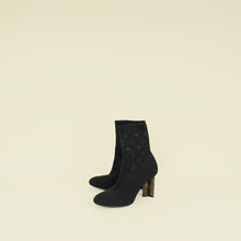 Louis Vuitton Black Monogram Silhouette Ankle Boots 39