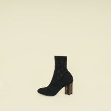 Louis Vuitton Black Monogram Silhouette Ankle Boots 39