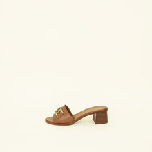 Louis Vuitton Brown Lock It Mules 39