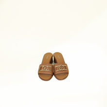 Louis Vuitton Brown Lock It Mules 39