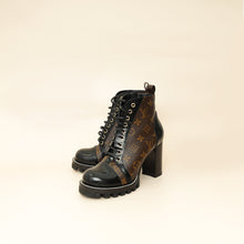 Louis Vuitton Monogram Black Star Trail Ankle Boots 39