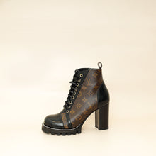 Louis Vuitton Monogram Black Star Trail Ankle Boots 39