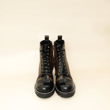 Louis Vuitton Monogram Black Star Trail Ankle Boots 39