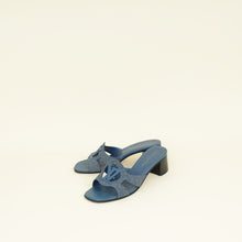 Louis Vuitton Dark Blue Isola Denim Effect Mules 40