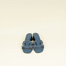 Louis Vuitton Dark Blue Isola Denim Effect Mules 40