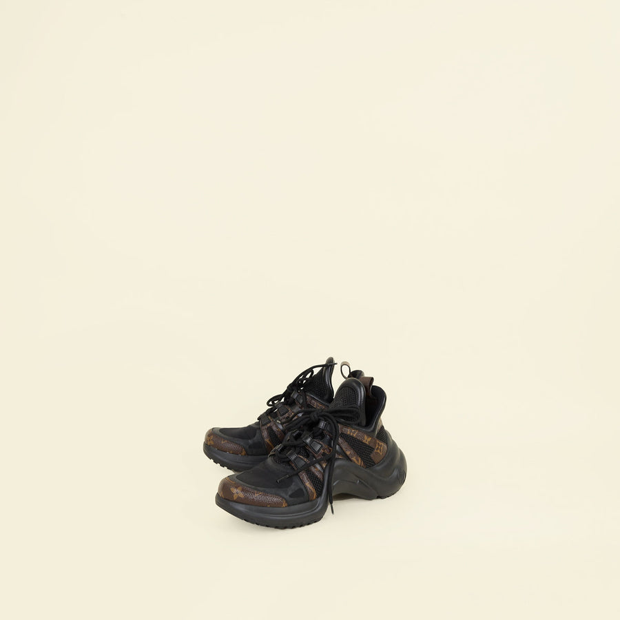 Louis Vuitton Black Monogram Archlight Sneaker 40