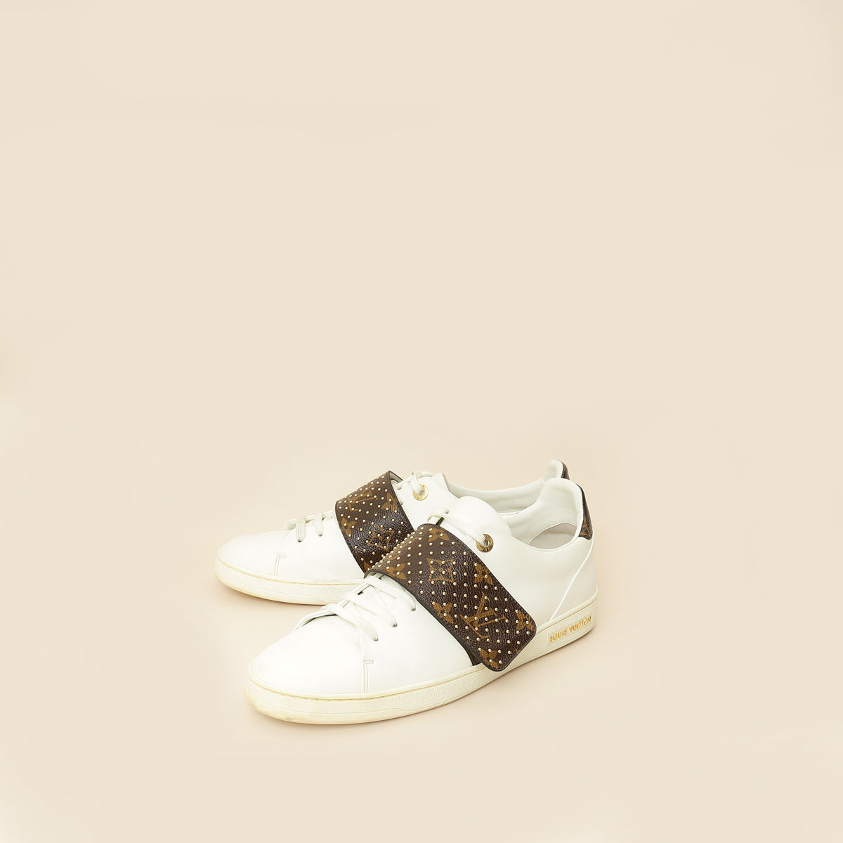 Louis Vuitton Monogram White Frontrow Sneaker 41