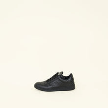 Louis Vuitton Black Mini Monogram-Embossed Rivoli Sneaker 8.5