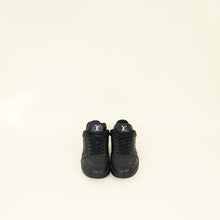 Louis Vuitton Black Mini Monogram-Embossed Rivoli Sneaker 8.5