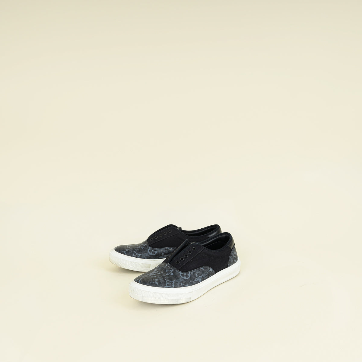 Louis Vuitton Bicolor Monogram Trocadero Richelieu Sneaker 8.5