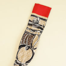 Louis Vuitton Multicolor Trunks Print Bandeau Scarf