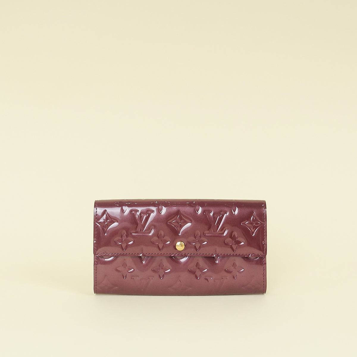 Louis Vuitton Violette Monogram Vernis Sarah Wallet