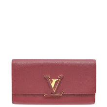 Louis Vuitton Burgundy Capucines Wallet
