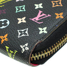 Louis Vuitton Black Multicolor Monogram Zippy Wallet