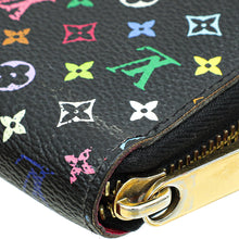 Louis Vuitton Black Multicolor Monogram Zippy Wallet