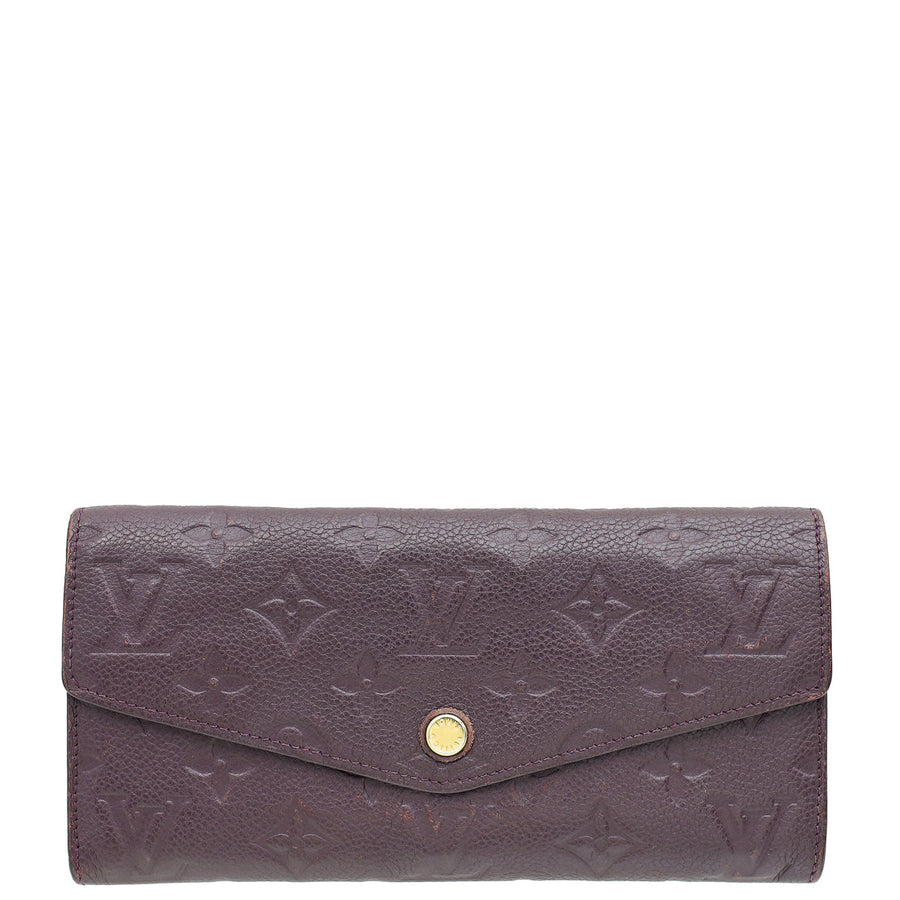 Louis Vuitton Grenat Monogram Empreinte Curieuse Wallet