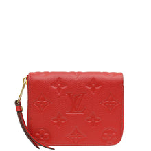 Louis Vuitton Red Monogram Empreinte Zippy Coin Purse
