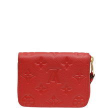 Louis Vuitton Red Monogram Empreinte Zippy Coin Purse