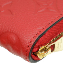 Louis Vuitton Red Monogram Empreinte Zippy Coin Purse