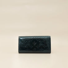 Louis Vuitton Bleu Nuit Monogram Vernis Sarah Wallet