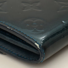 Louis Vuitton Bleu Nuit Monogram Vernis Sarah Wallet