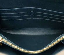 Louis Vuitton Bleu Nuit Monogram Vernis Sarah Wallet