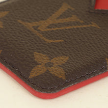 Louis Vuitton Monogram Sari Red Porte-Cartes Magnet Wallet