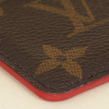 Louis Vuitton Monogram Sari Red Porte-Cartes Magnet Wallet