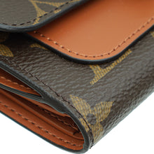 Louis Vuitton Monogram Caramel Flower Lock Compact Wallet