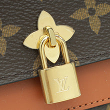 Louis Vuitton Monogram Caramel Flower Lock Compact Wallet